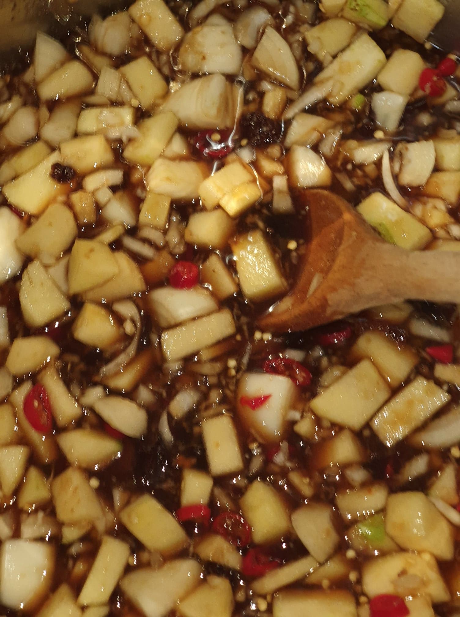 Fresh mango chutney